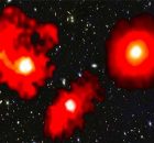 Discovery Of Three Galactic 'Red Monsters' In Early Universe Challenges Current Galaxy Formation Models