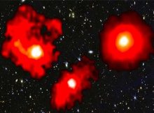 Discovery Of Three Galactic 'Red Monsters' In Early Universe Challenges Current Galaxy Formation Models