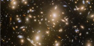 A Treasure Trove Of Unseen Stars Seen Beyond The 'Dragon Arc'