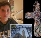 Young Boy Finds Unique Micro-Mosaic Cross Medallion In Jerusalem